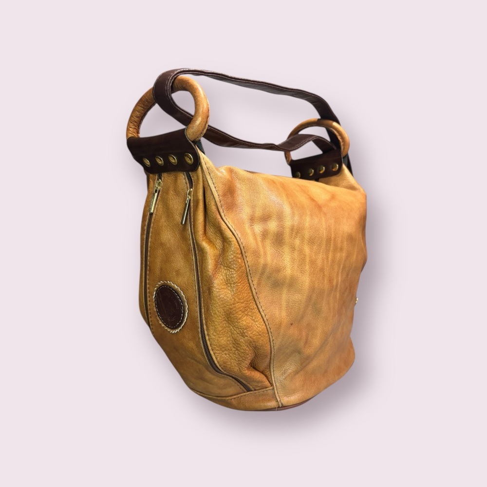Valentino Di Max Leather Sling Bag Made In Italy Vera Pelle